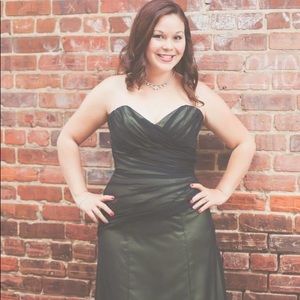 Floor length ball gown